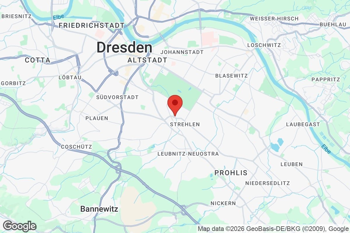 Karte Therapiezentrum Elbflorenz